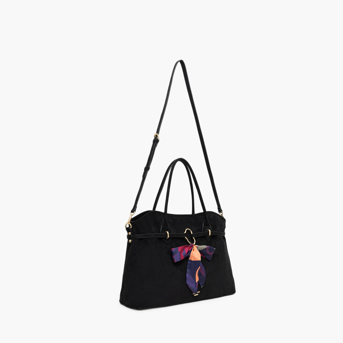 Grand sac shopper noir Tivaline