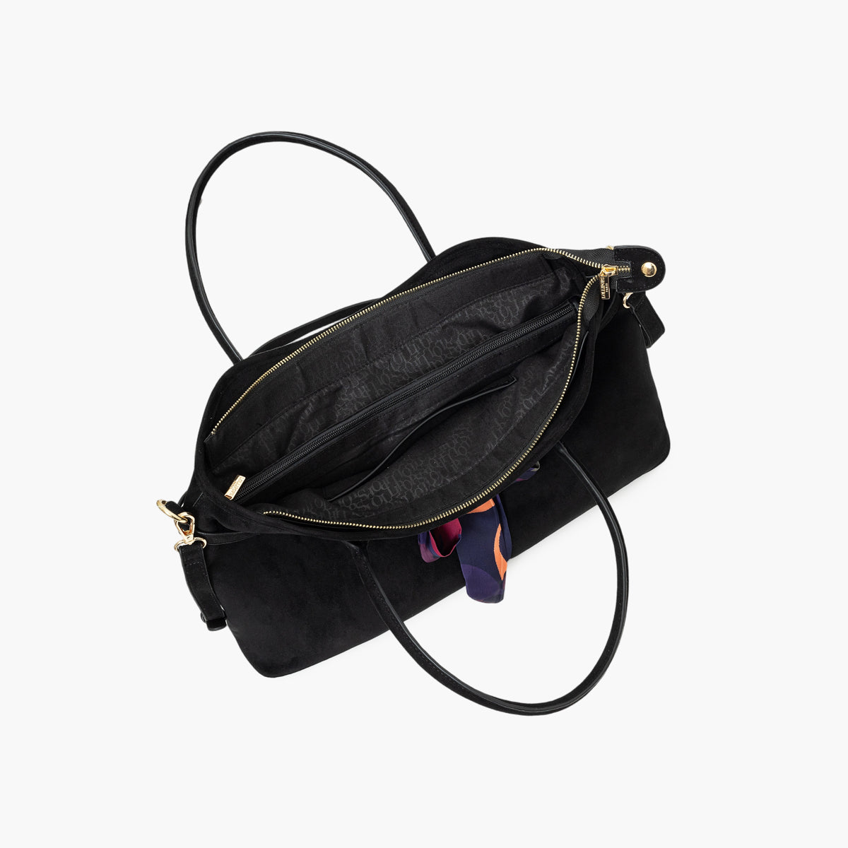 Grand sac shopper noir Tivaline