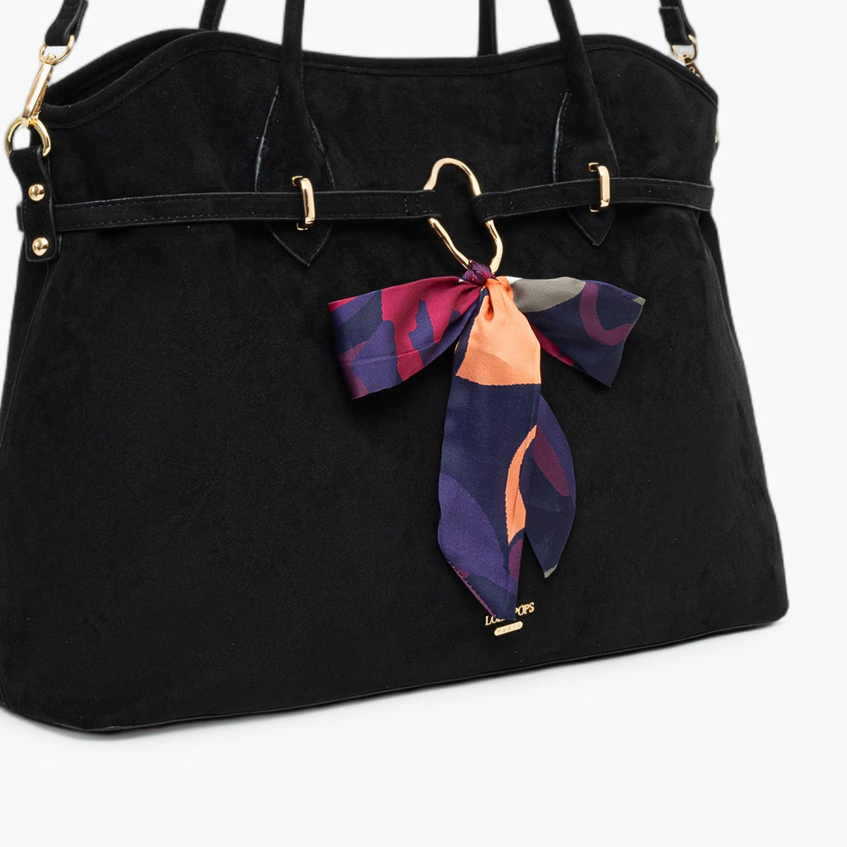 Grand sac shopper noir Tivaline
