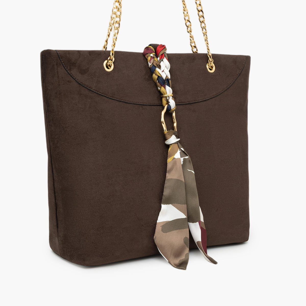 Sac shopper marron Tivaline