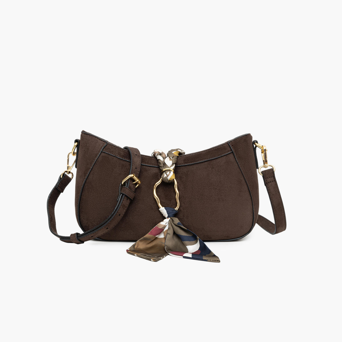 Sac porté épaule marron Tivaline