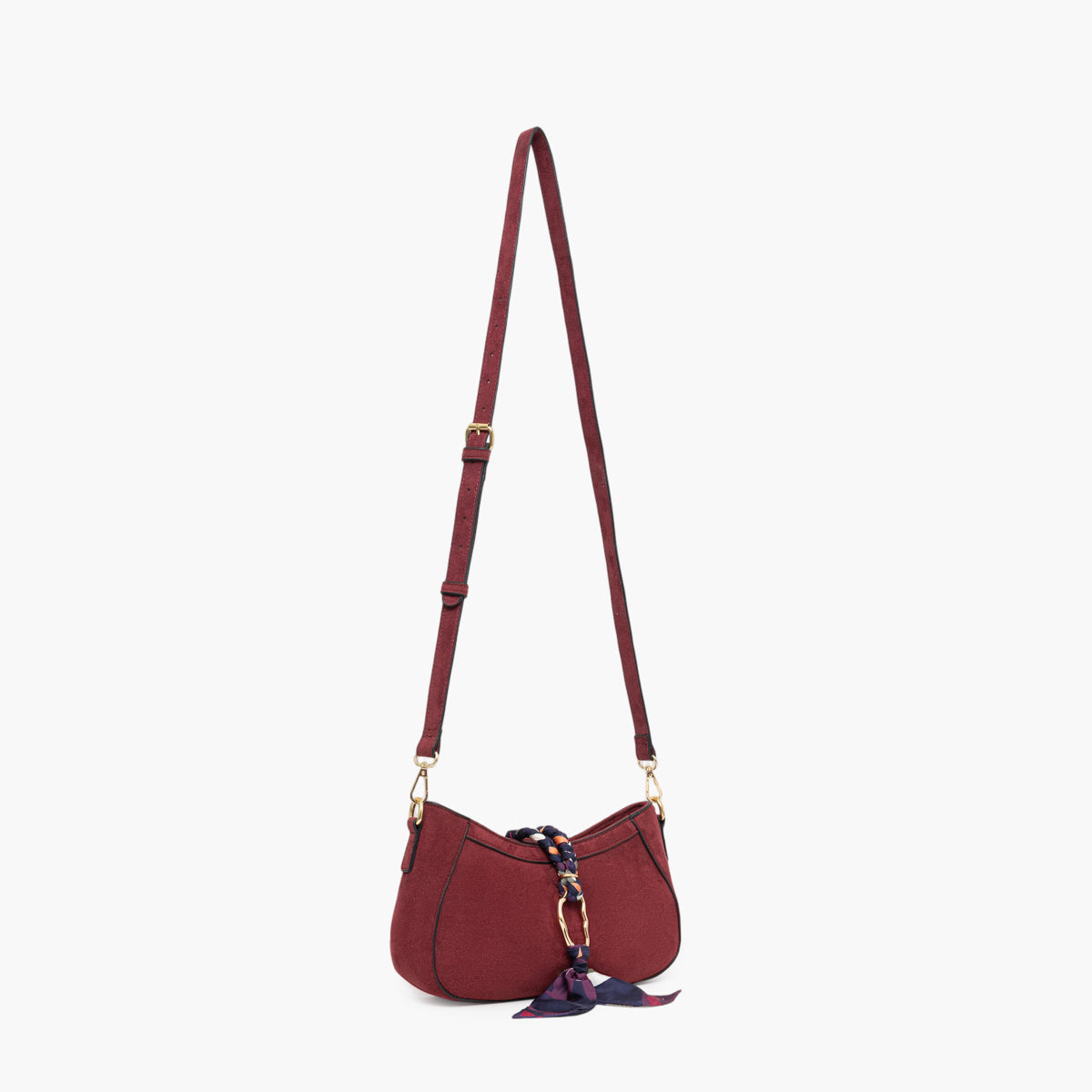 Sac porté épaule bordeaux Tivaline