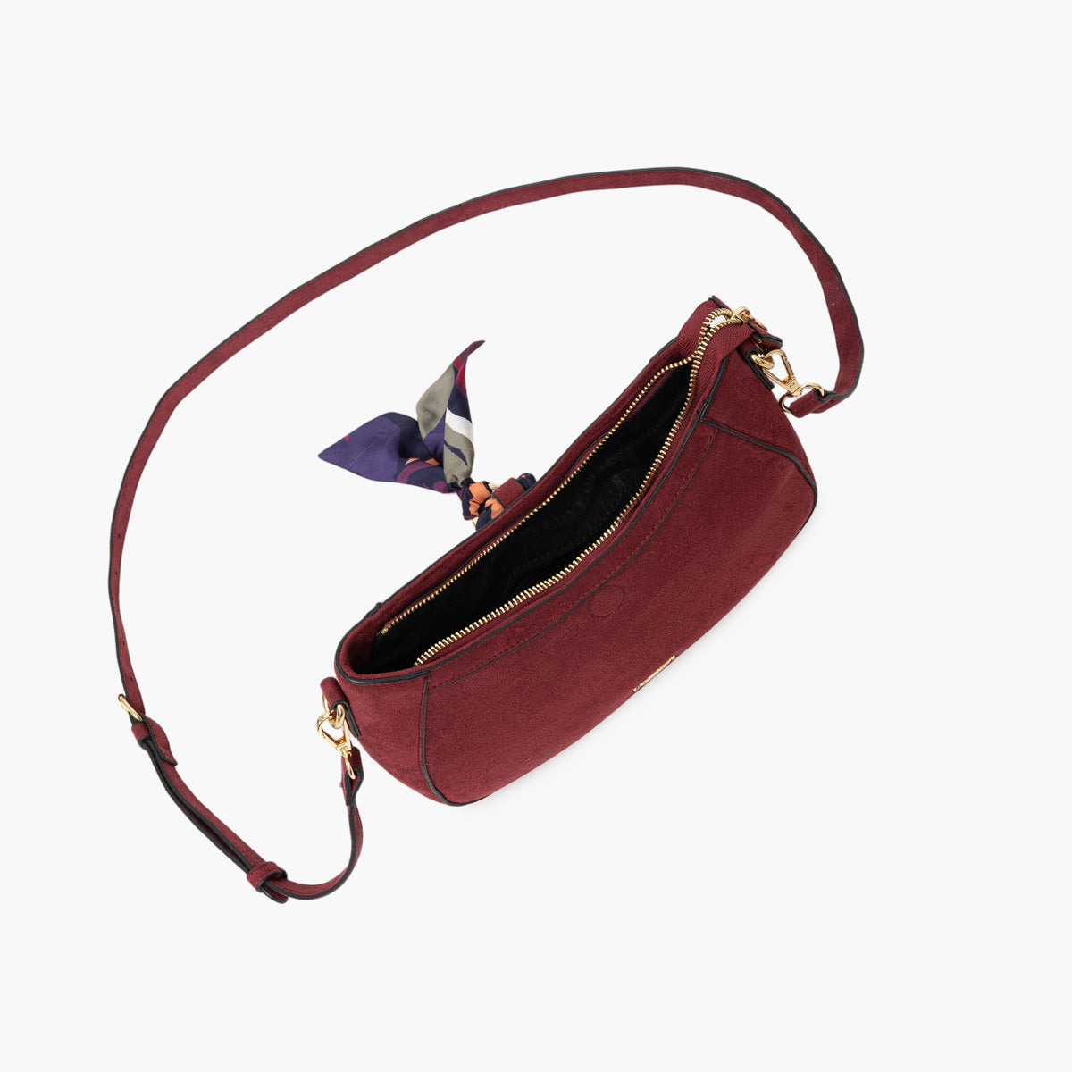 Sac porté épaule bordeaux Tivaline