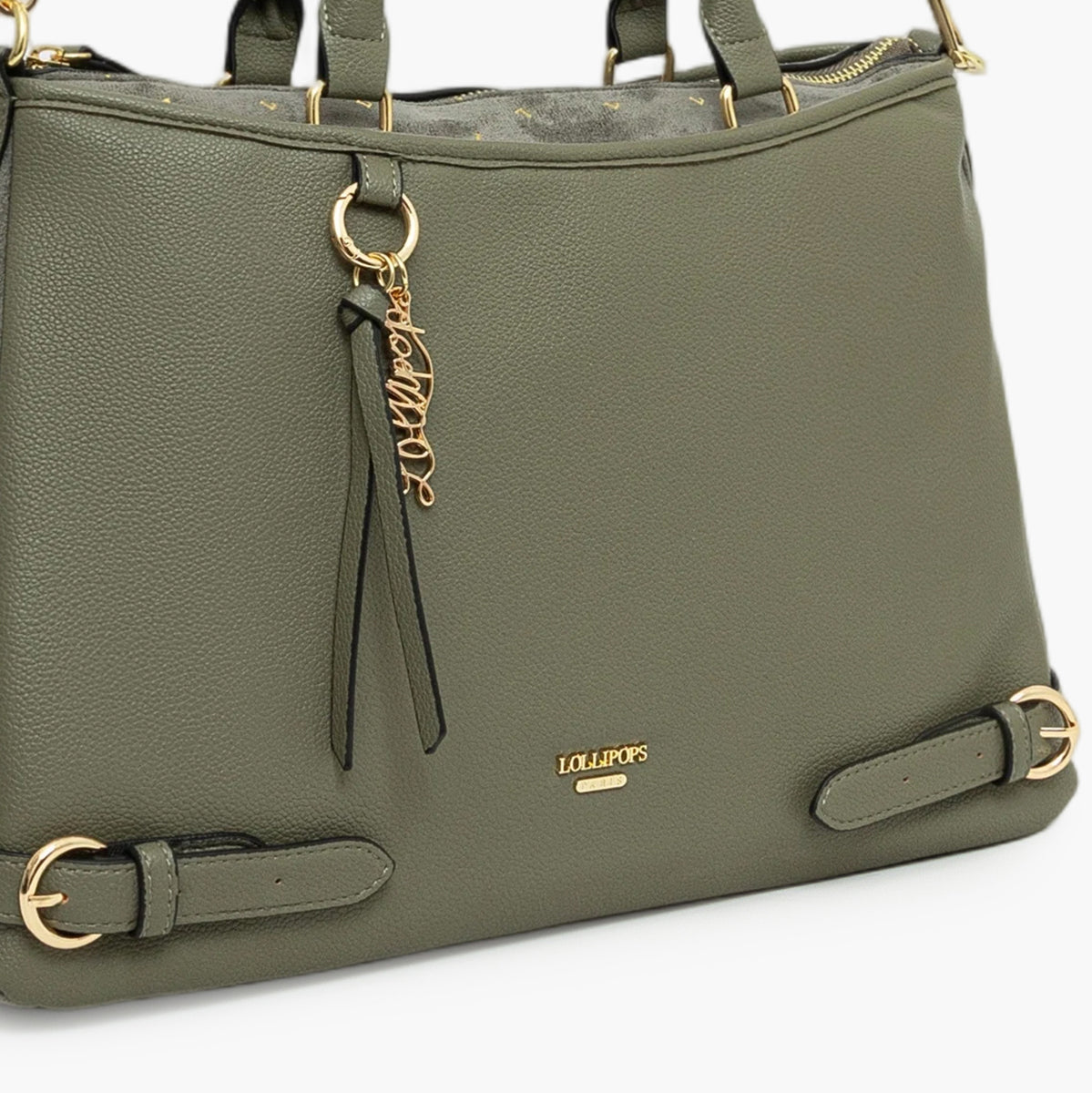 Grand sac shopper kaki Tobi
