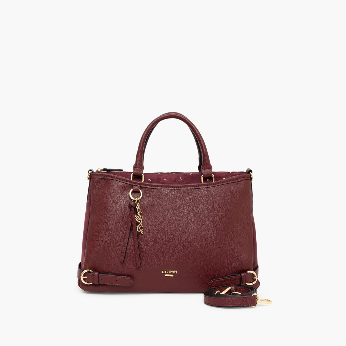 Grand sac shopper bordeaux Tobi