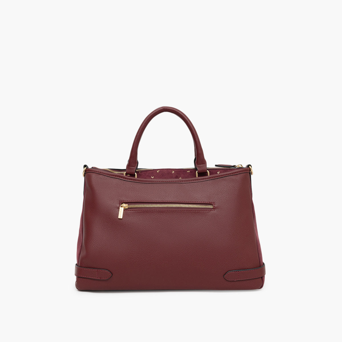 Grand sac shopper bordeaux Tobi