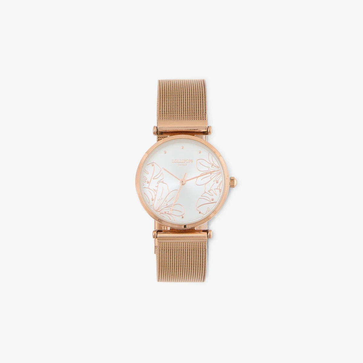 Montre fleurs et feuilles