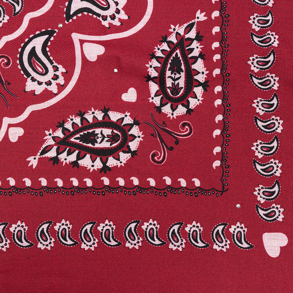 Foulard carré bordeaux Tricia