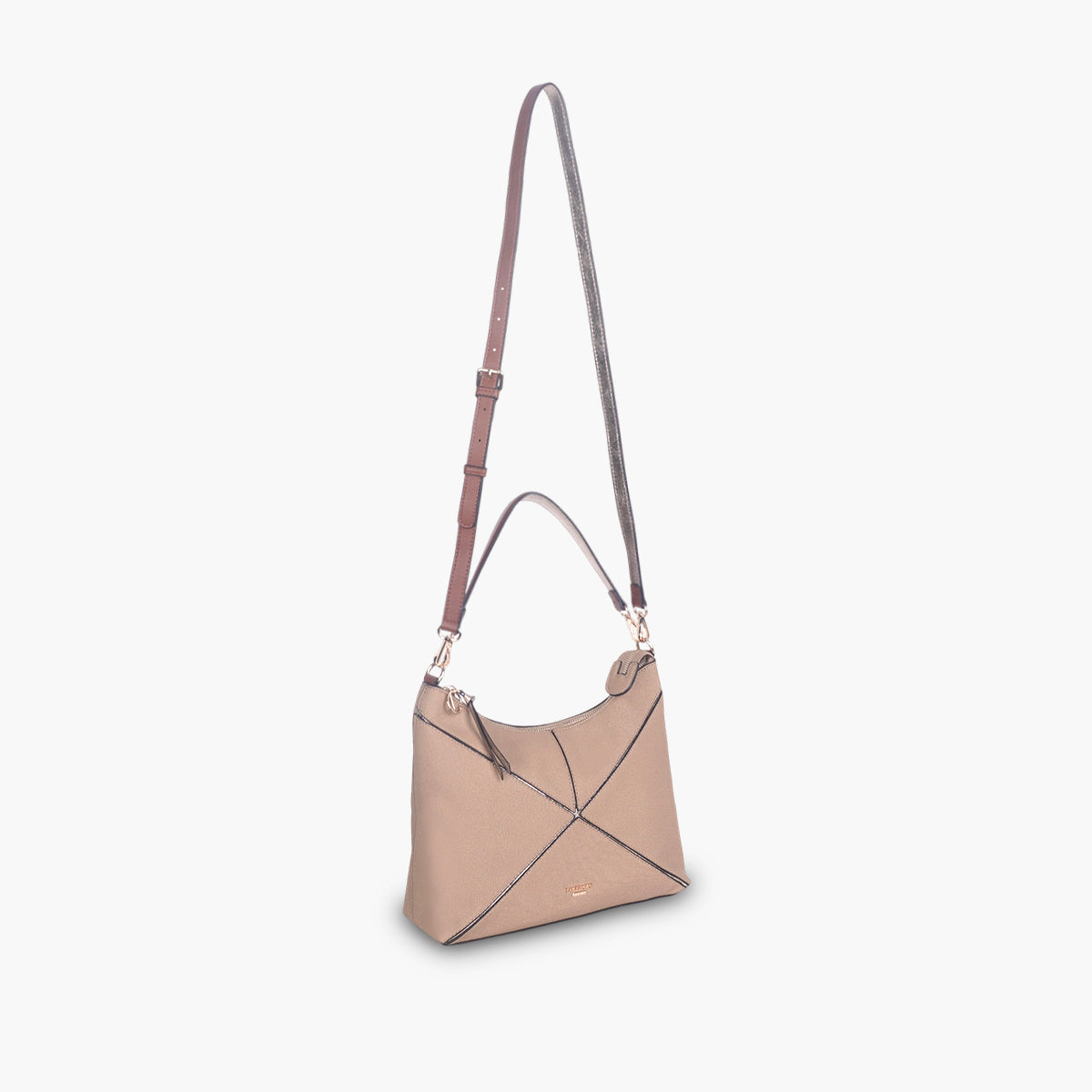 Sac hobo beige Tamelia