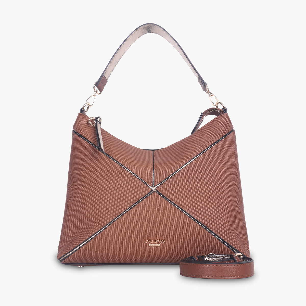 Sac hobo cognac Tamelia