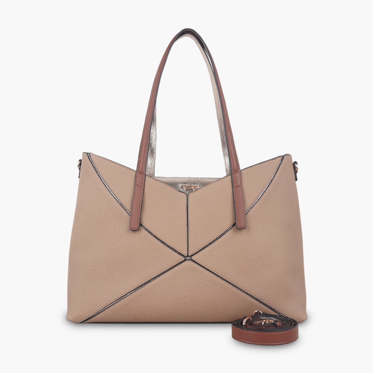 Grand sac shopper beige Tamelia