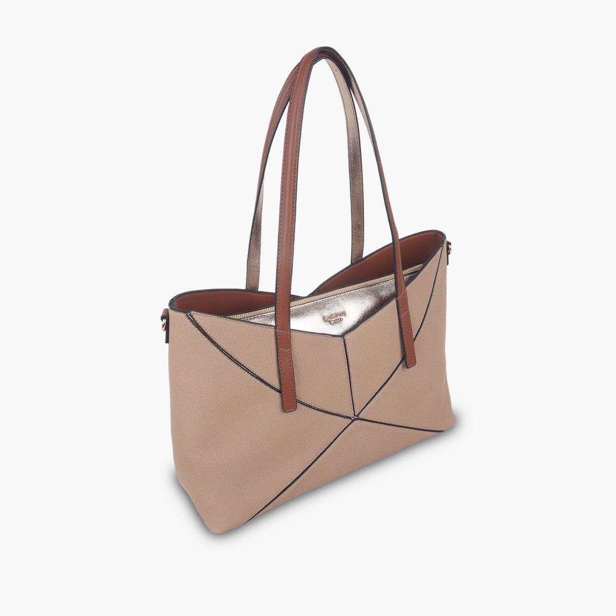 Grand sac shopper beige Tamelia