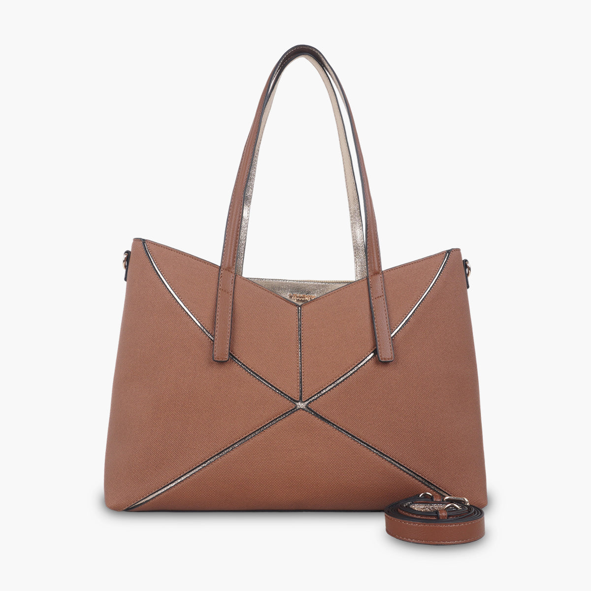 Grand sac shopper cognac Tamelia