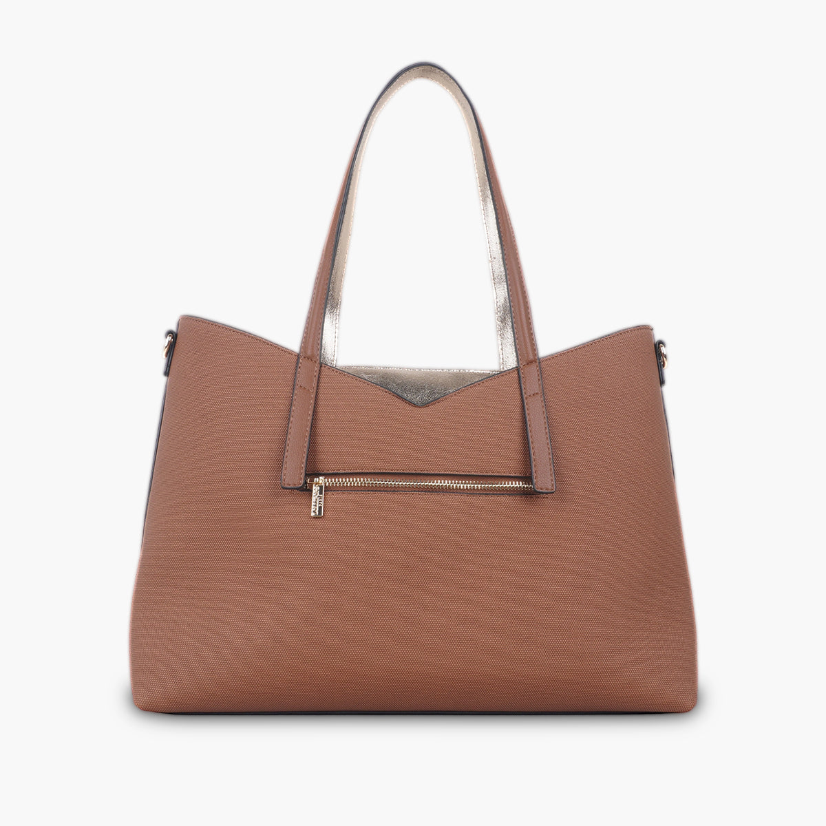 Grand sac shopper cognac Tamelia