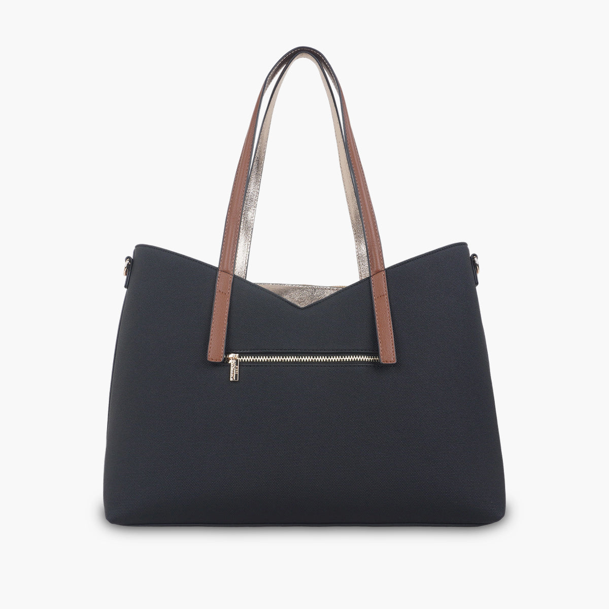 Grand sac shopper noir Tamelia