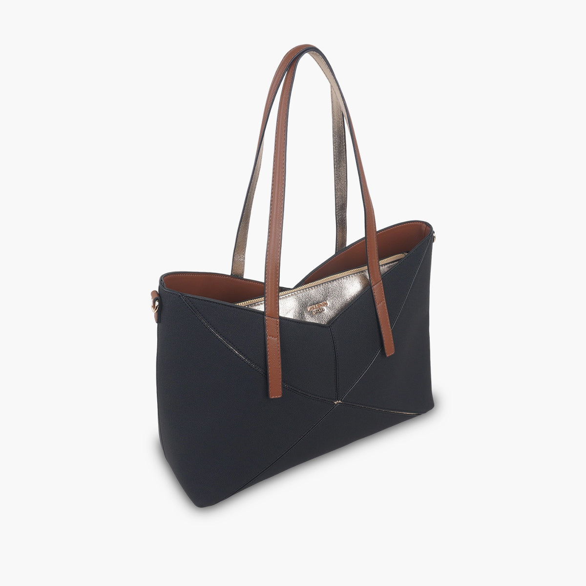 Grand sac shopper noir Tamelia