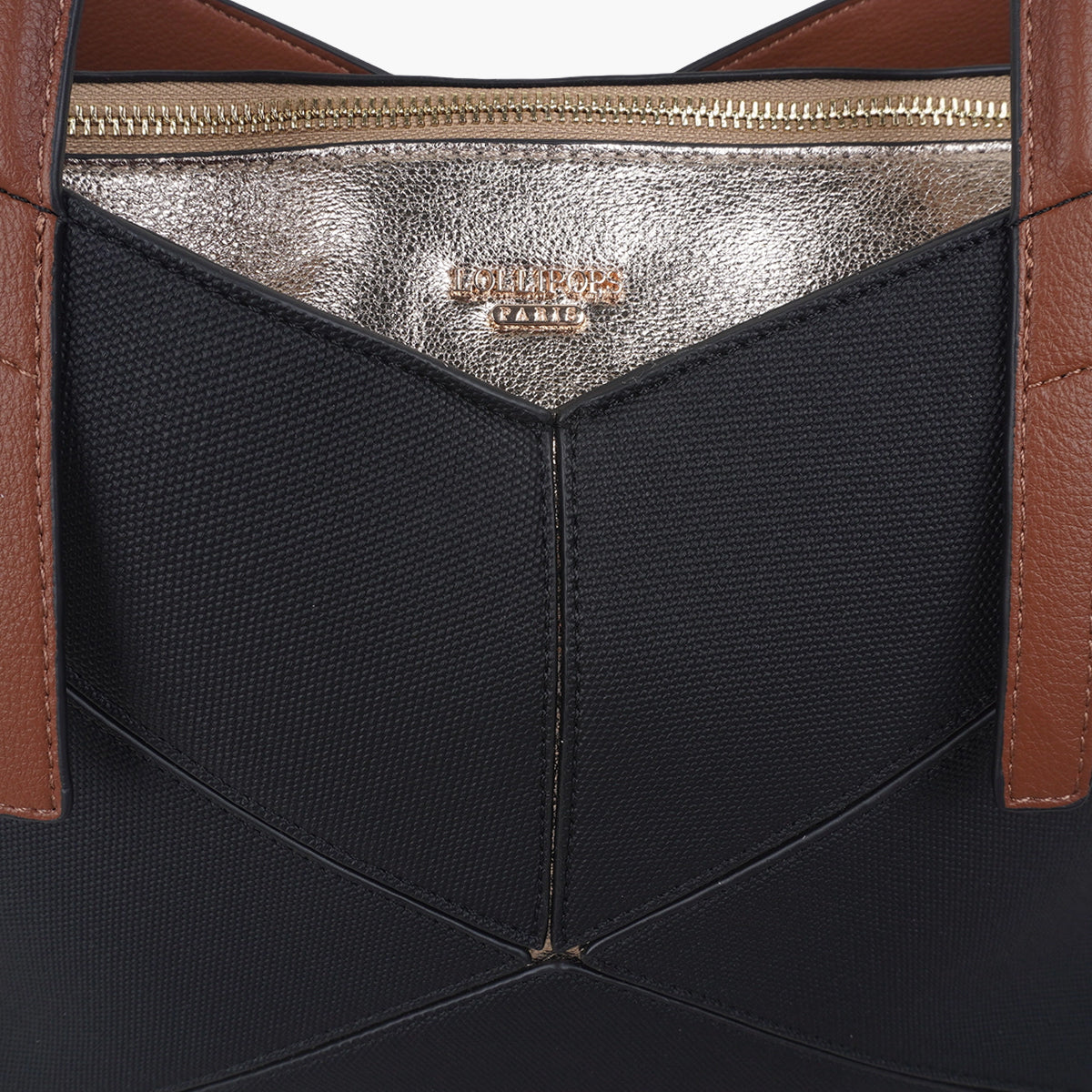 Grand sac shopper noir Tamelia