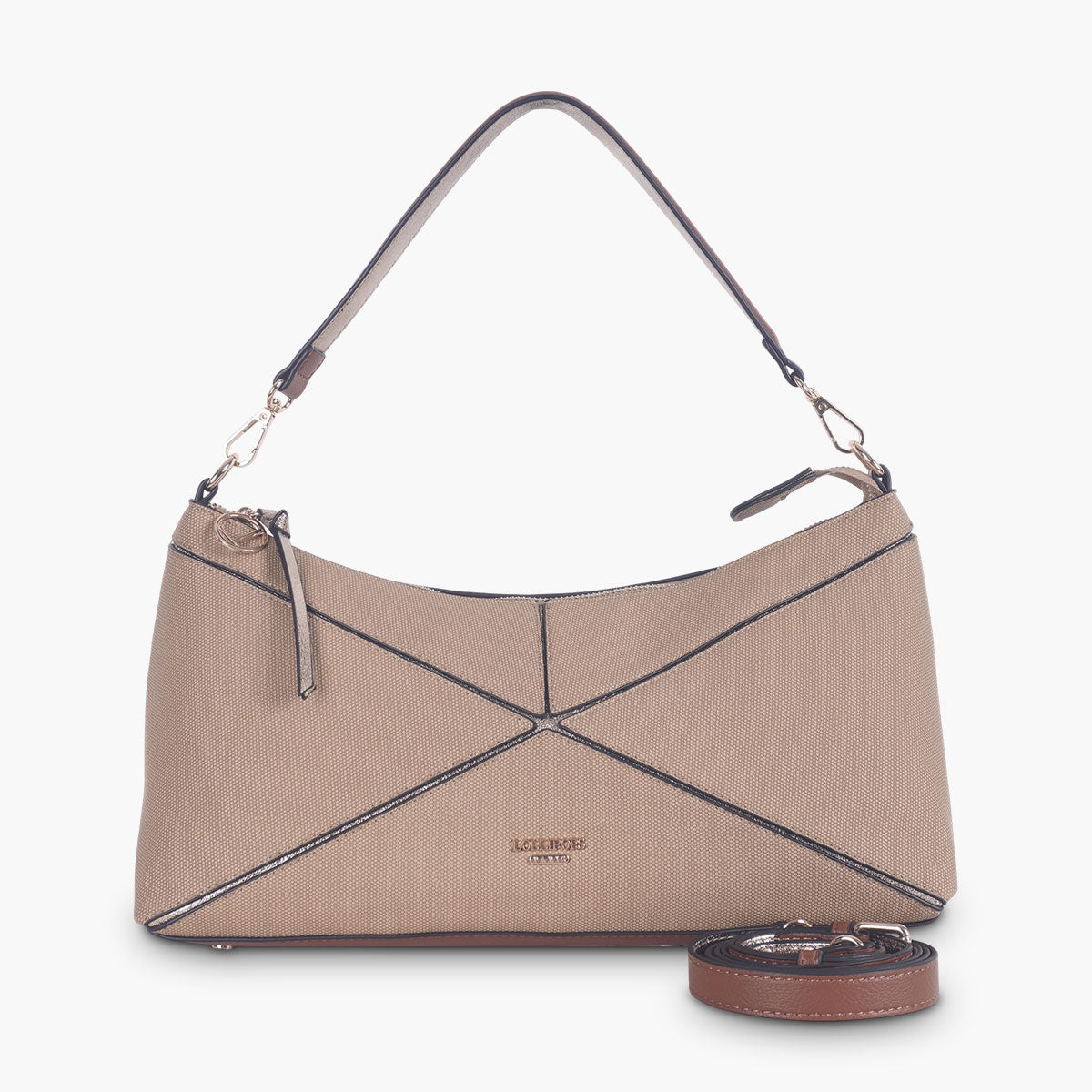 Sac porté épaule beige Tamelia