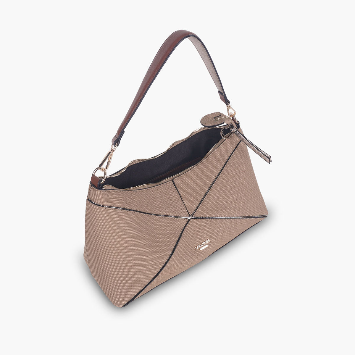 Sac porté épaule beige Tamelia