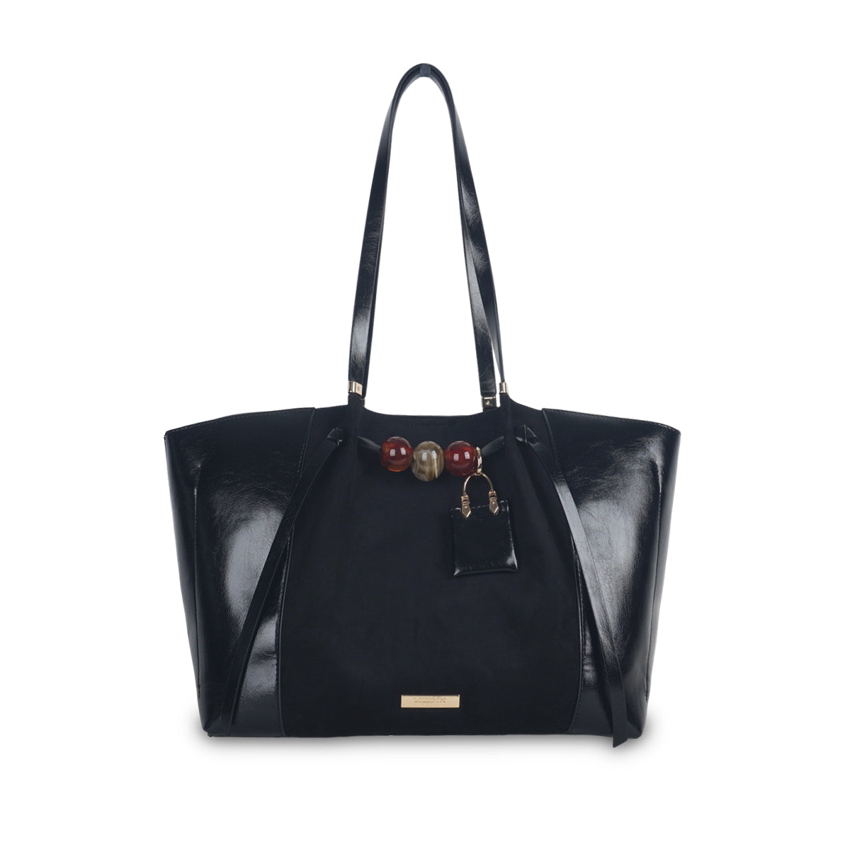 Grand sac shopper L noir Tarick