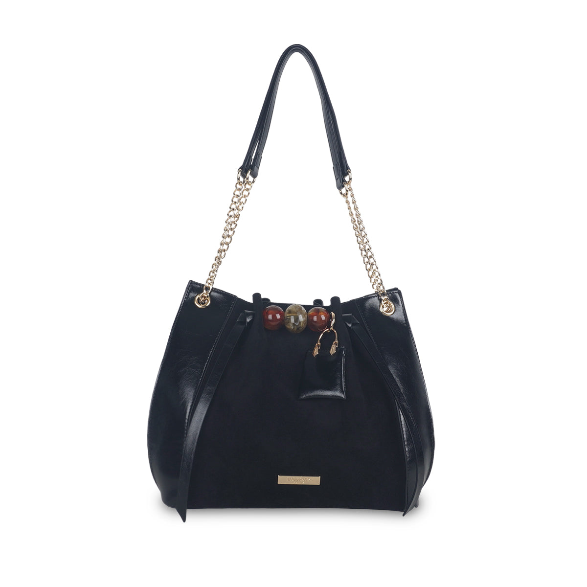 Sac shopper M noir Tarick