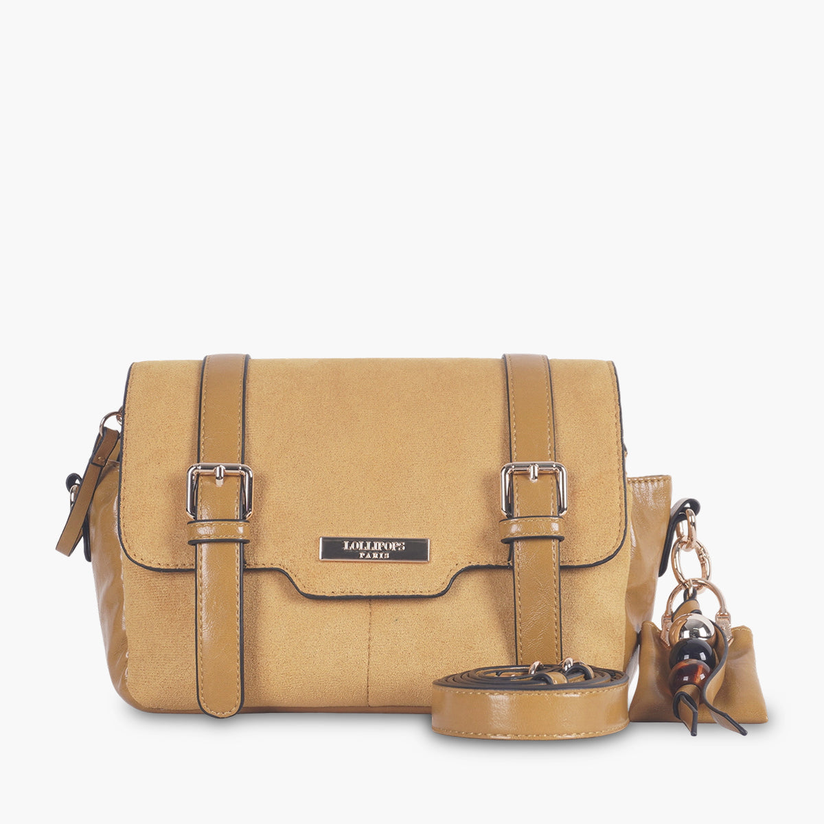 Sac porté épaule jaune Tarick