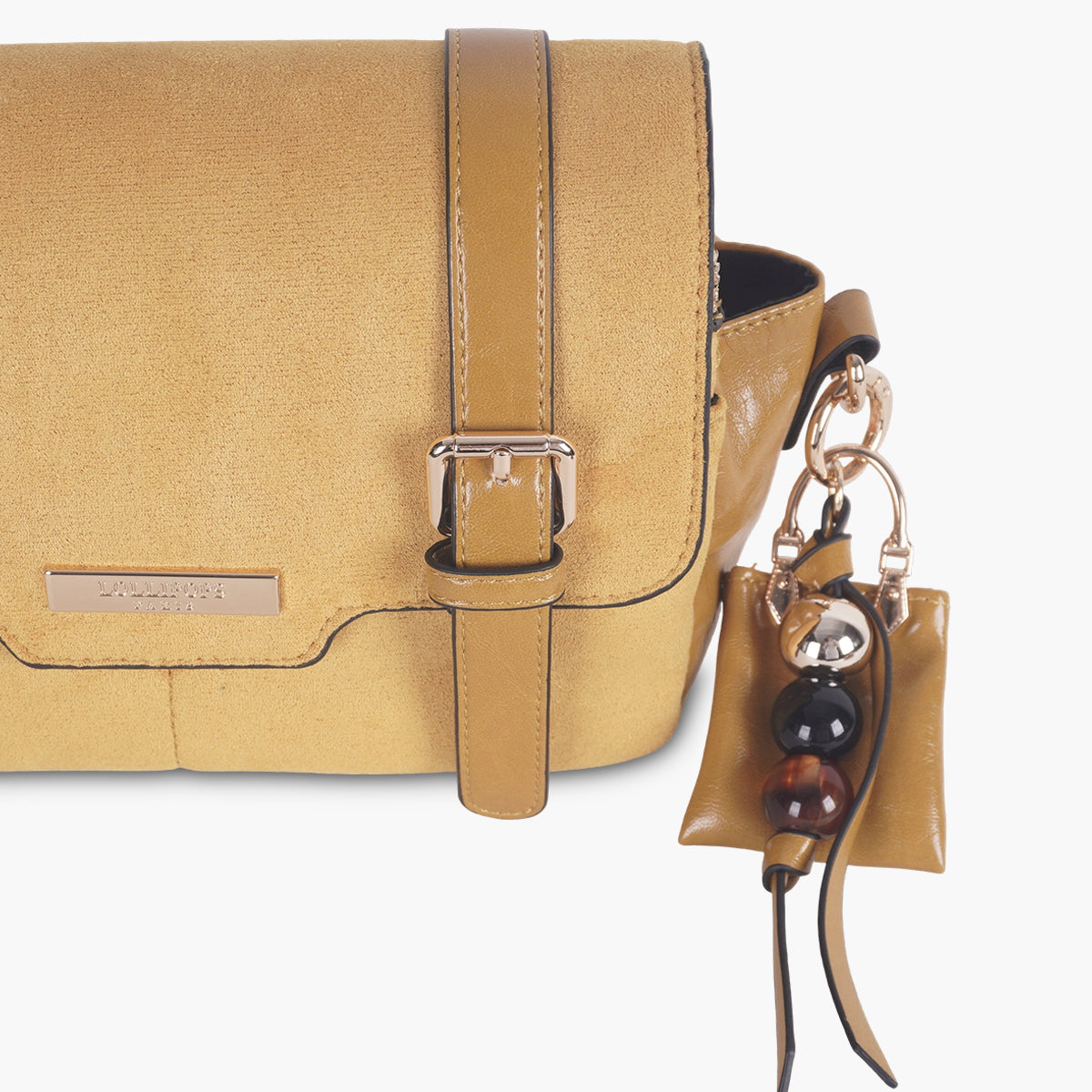Sac porté épaule jaune Tarick