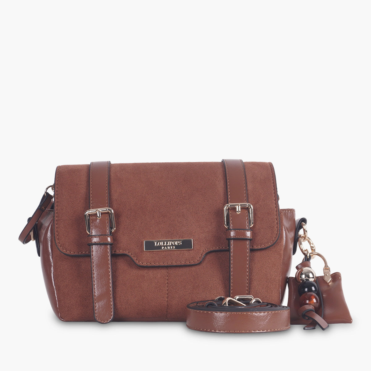 Sac porté épaule camel Tarick