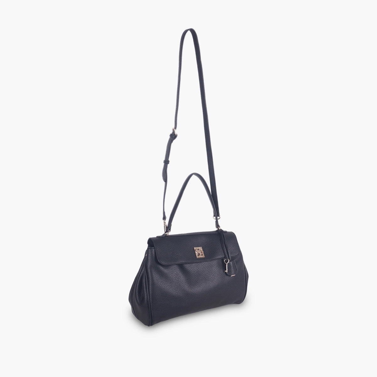 Grand sac shopper L noir Tifora
