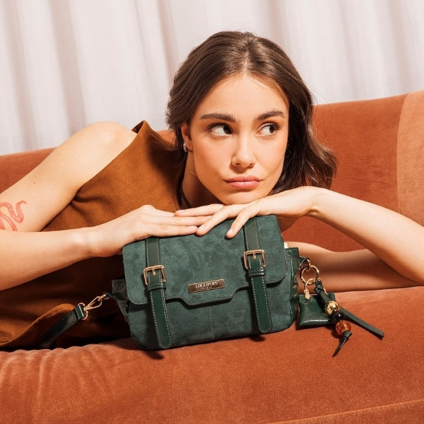 Sac porté épaule vert Tarick