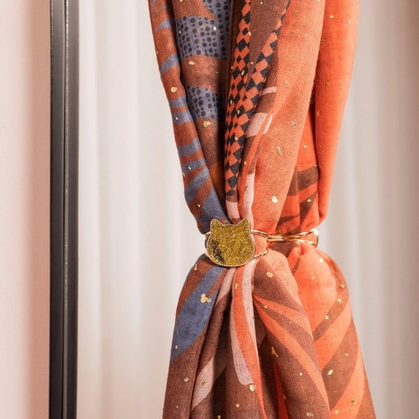 Anneau à foulard dore Tissalia