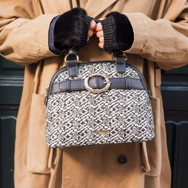 Petit sac shopper noir Toundra