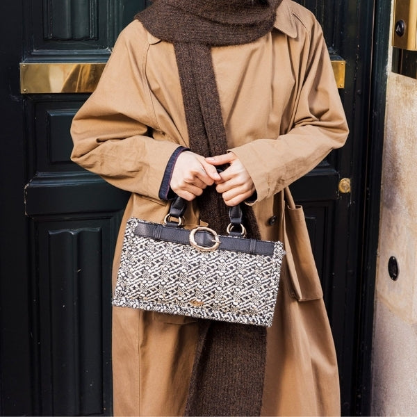 Sac shopper noir Toundra