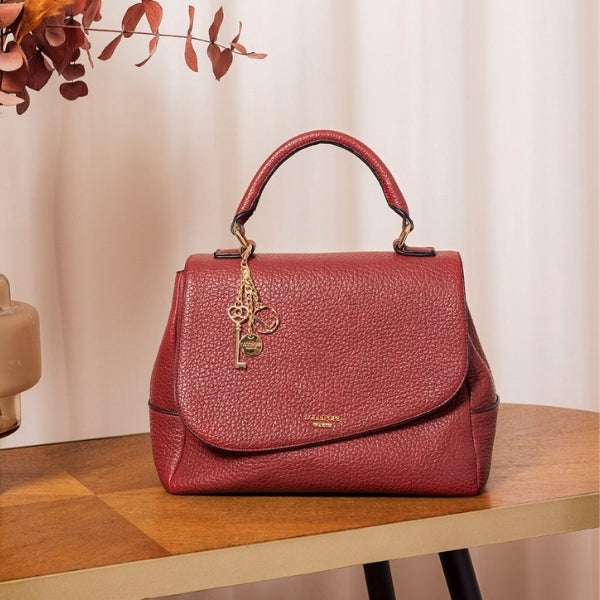 Grand sac porté épaule rouge Todora