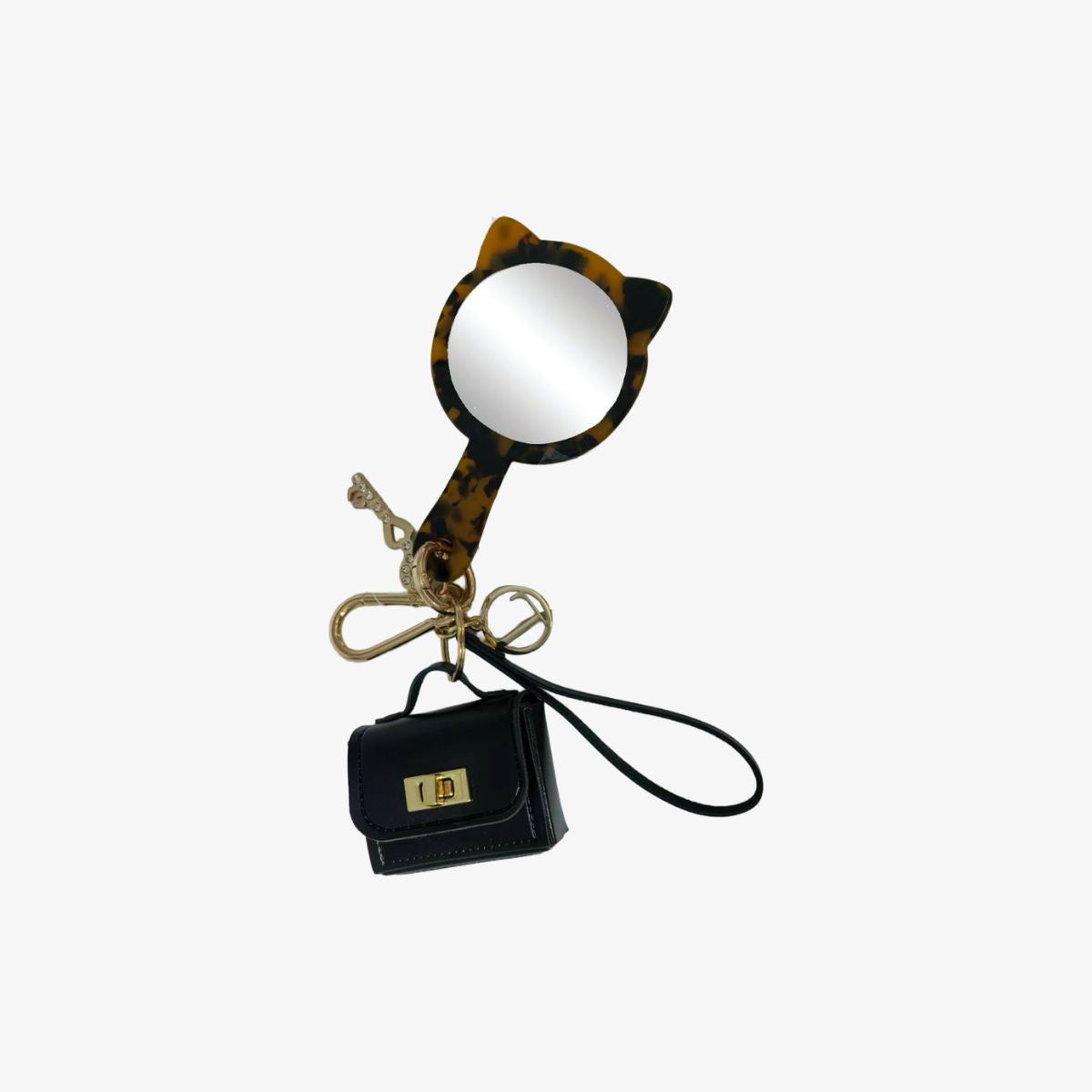 Bijou de sac miroir chat Tissalia