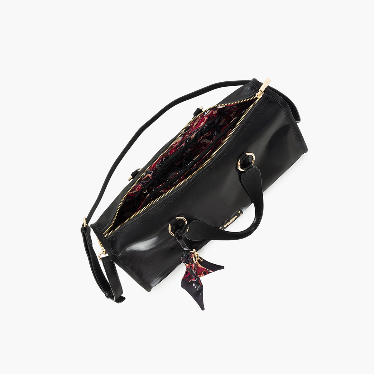 Grand sac shopper noir Teya