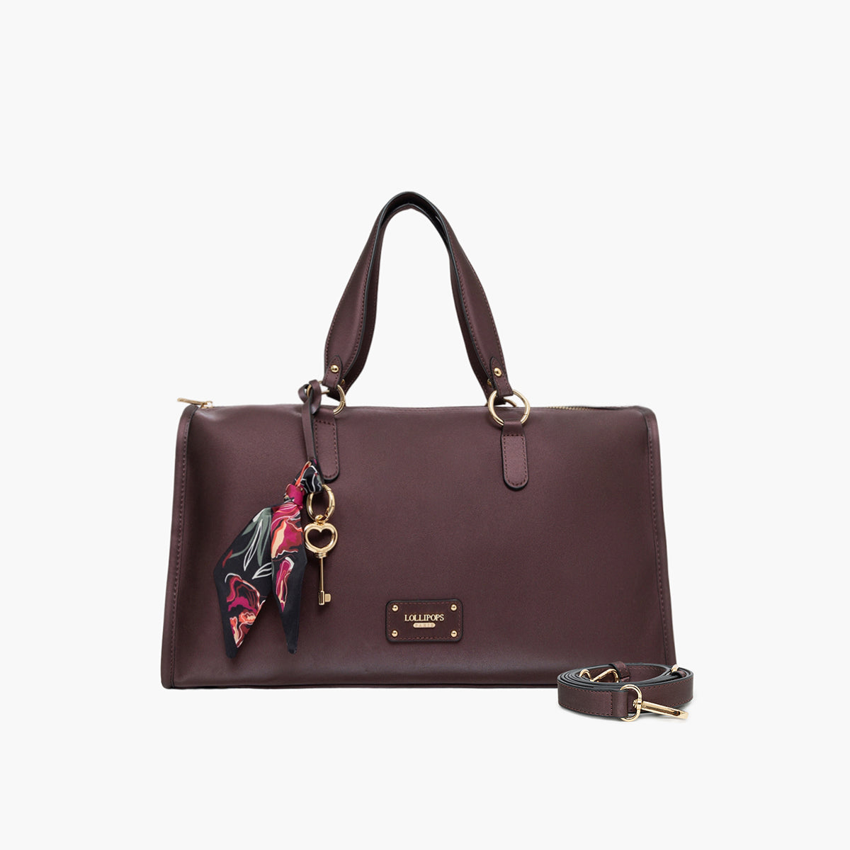 Grand sac shopper bordeaux Teya