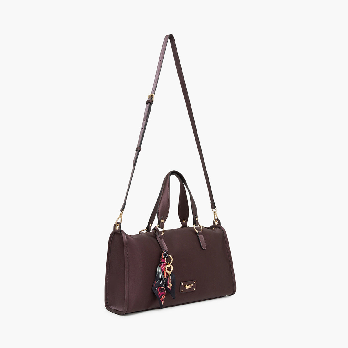 Grand sac shopper bordeaux Teya