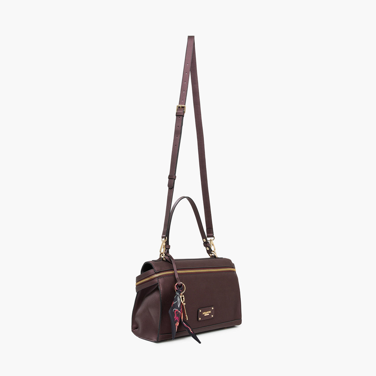 Petit sac shopper bordeaux Teya
