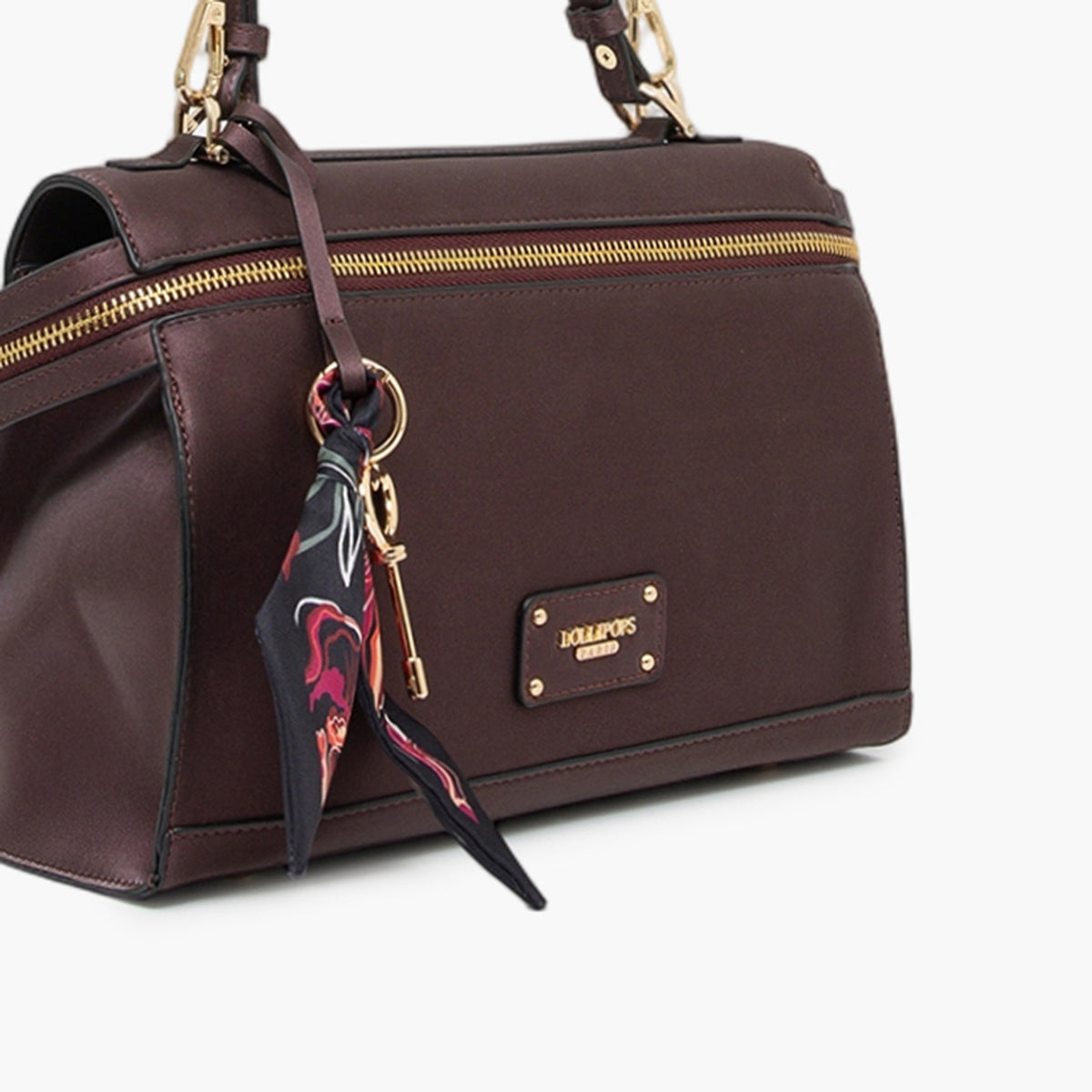 Petit sac shopper bordeaux Teya