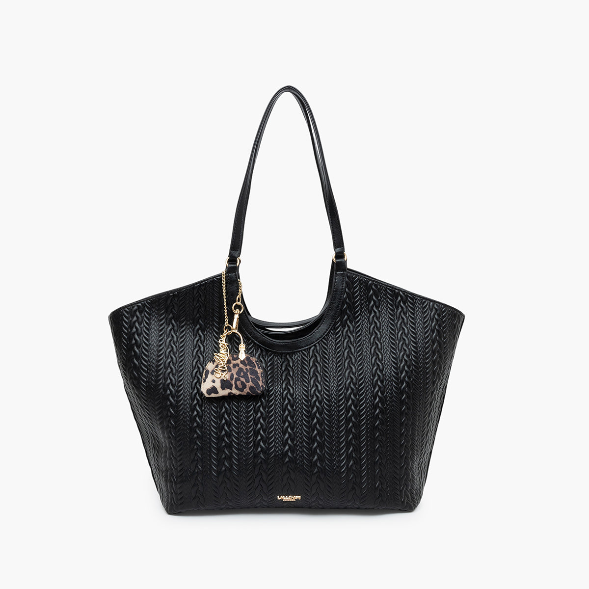 Grand sac shopper noir Tommylee
