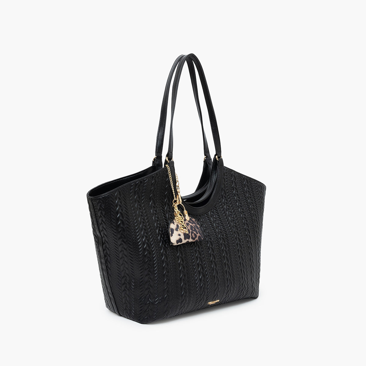 Grand sac shopper noir Tommylee