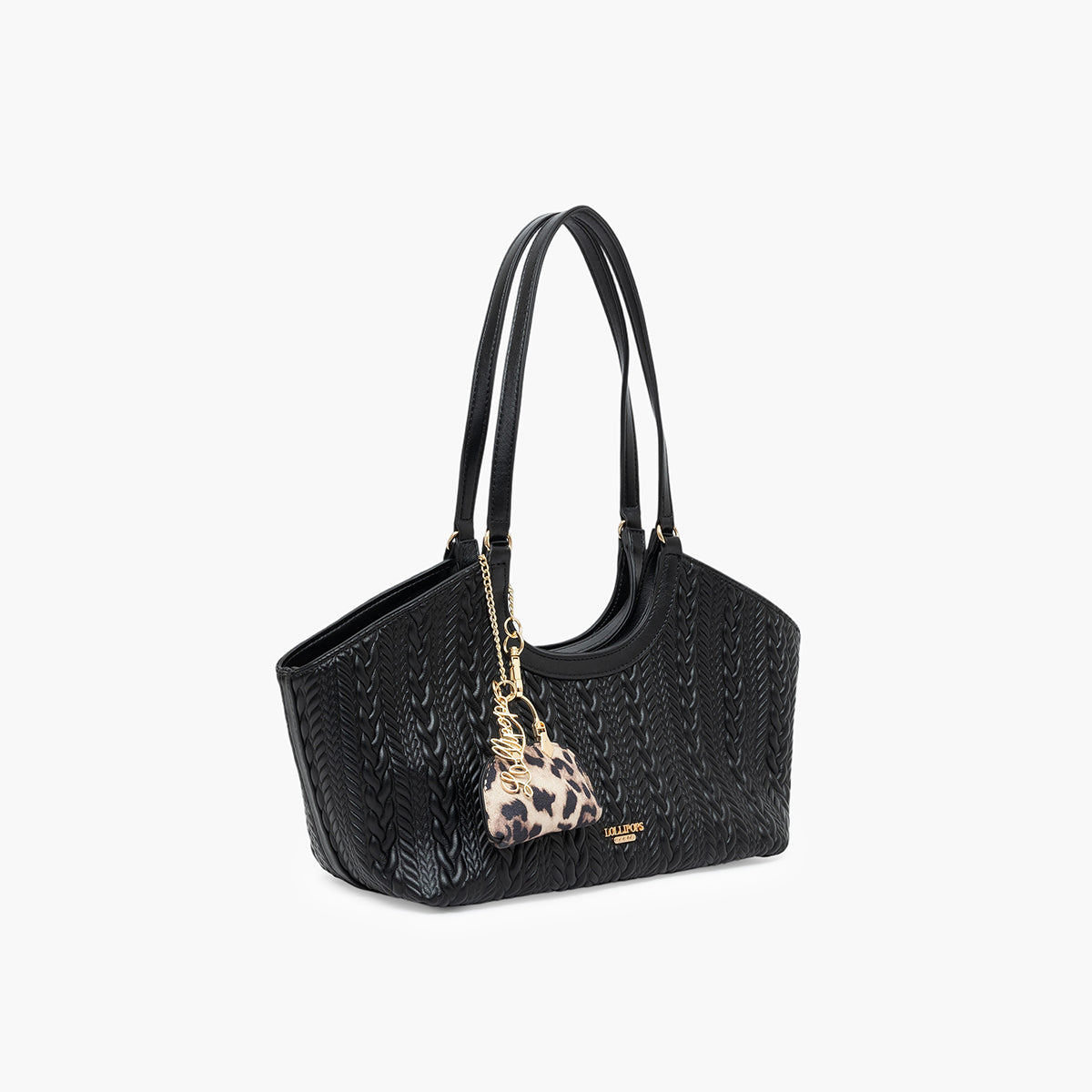 Petit sac shopper noir Tommylee