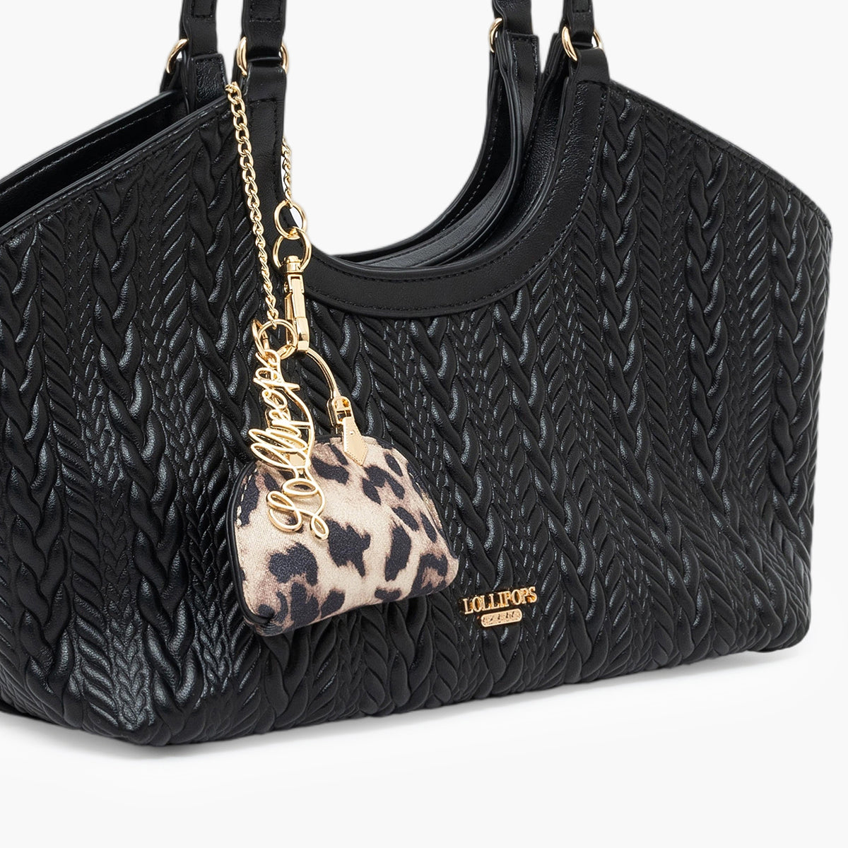 Petit sac shopper noir Tommylee