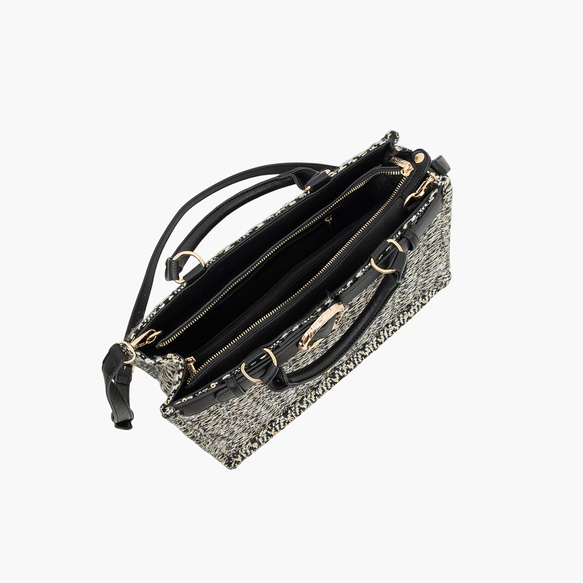 Grand sac shopper noir Toundra