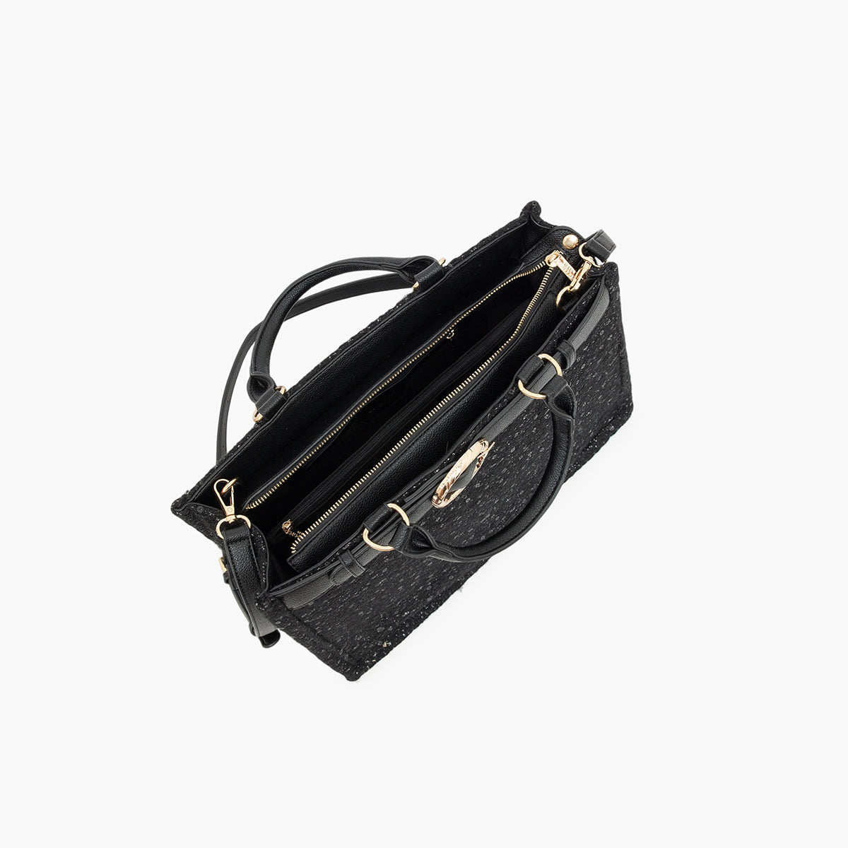 Grand sac shopper noir Toundra