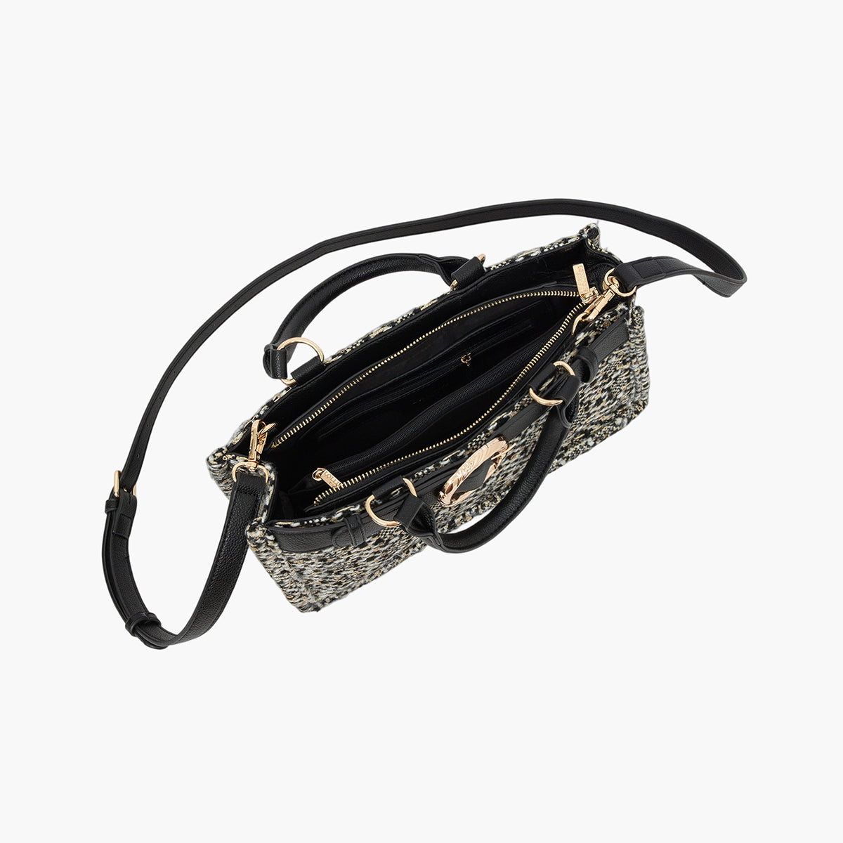 Sac shopper noir Toundra