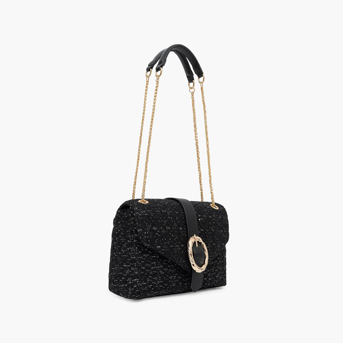 Sac porté épaule noir Toundra
