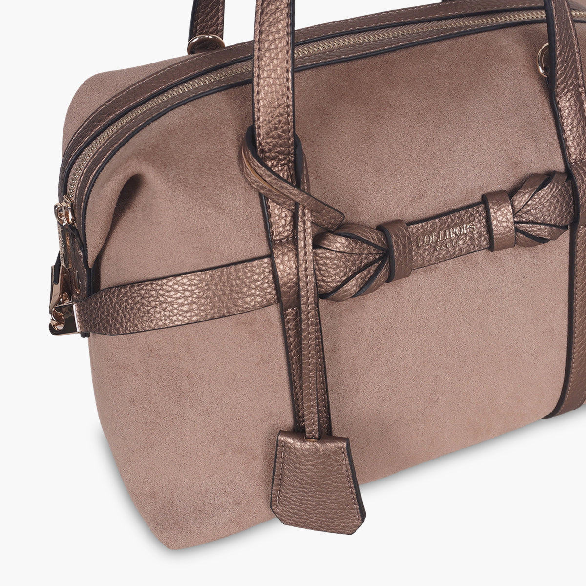 Sac bowling M taupe Taja