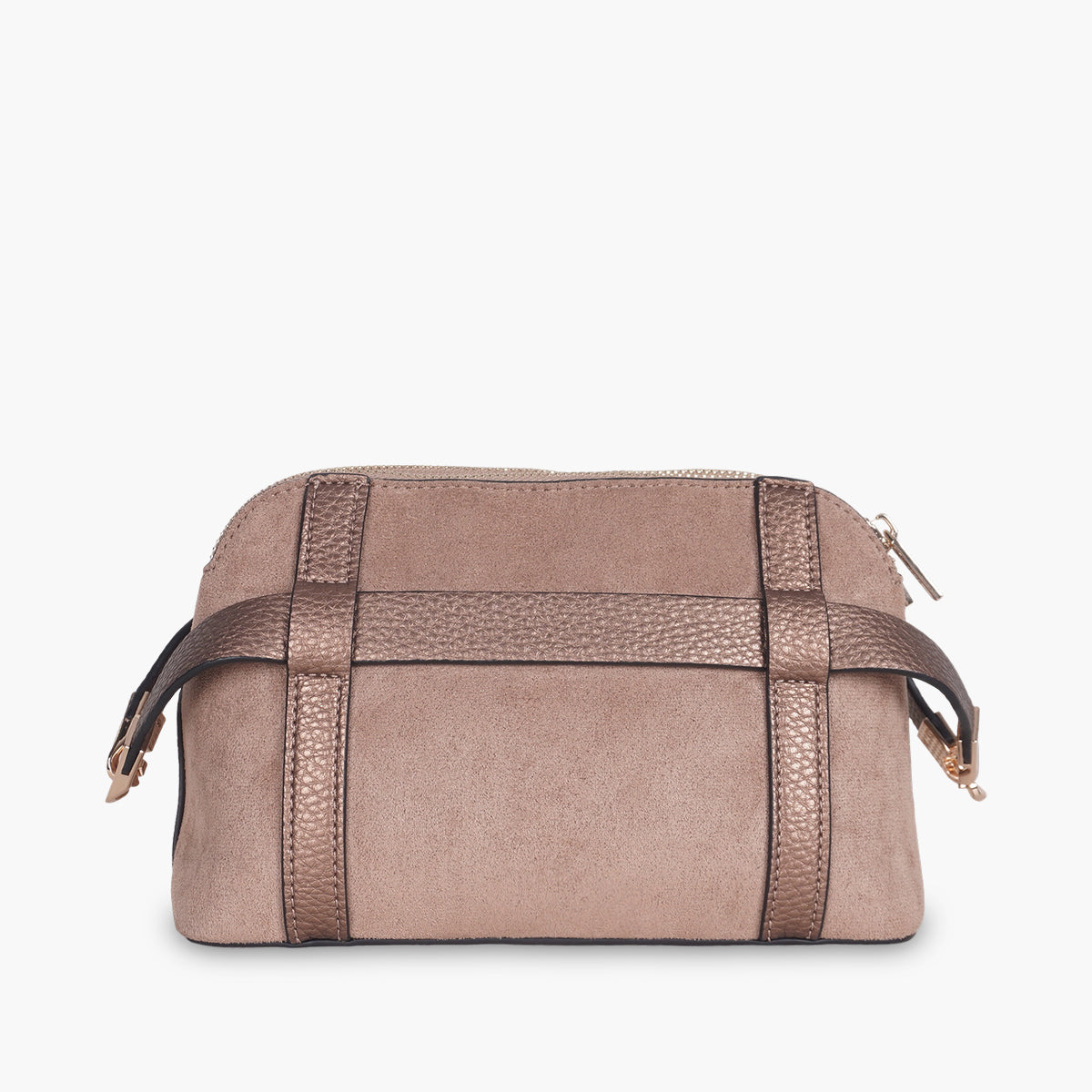 Petit sac multi poches taupe Taja